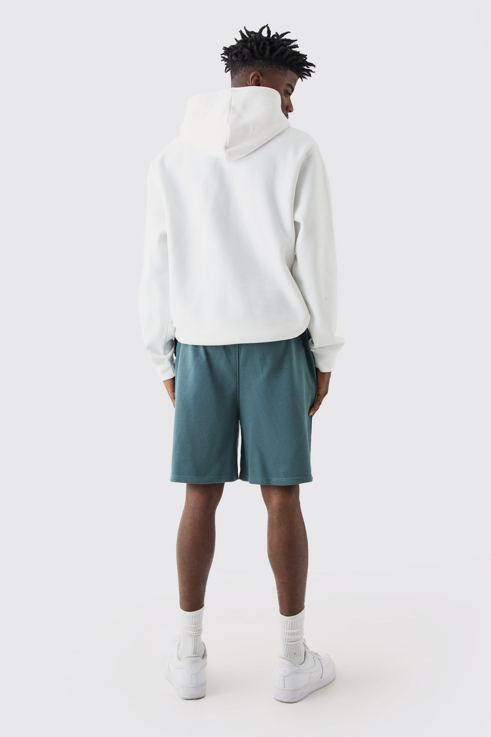 Oversized Drop Crotch Man Jersey Shorts